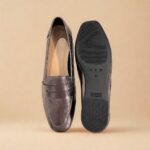 Mocassim Feminino em Couro 5820 - Prata Chumbo - Imagem 3