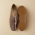 Mocassim Feminino em Couro 5820 - Prata Velho - Imagem 6