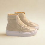 Tênis Cano Alto em Couro Off White - 153.170 - Imagem 6