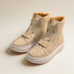 Tênis Cano Alto em Couro Off White - 153.170 - Imagem 7