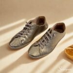 Tênis Feminino Casual em Couro Prata Velho - 1030001 - Imagem 2