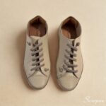 Tênis Feminino Casual em Couro Off White. - 1030001 - Imagem 4