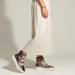 Tênis Cano Alto em Couro Prata Velha - 153.170 - Imagem 6