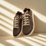 Tênis Casual Feminino de Couro Marrom - Mia 153.172 - Imagem 4