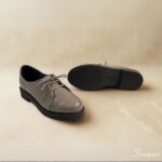 Tênis Casual Feminino em Couro Cinza - 178.146 - Imagem 5