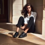 Tênis Casual Feminino em Couro Preto - 178.146 - Imagem 6