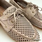 Mocassim com laço Off White em Couro Vazado  - 52550 - Imagem 3