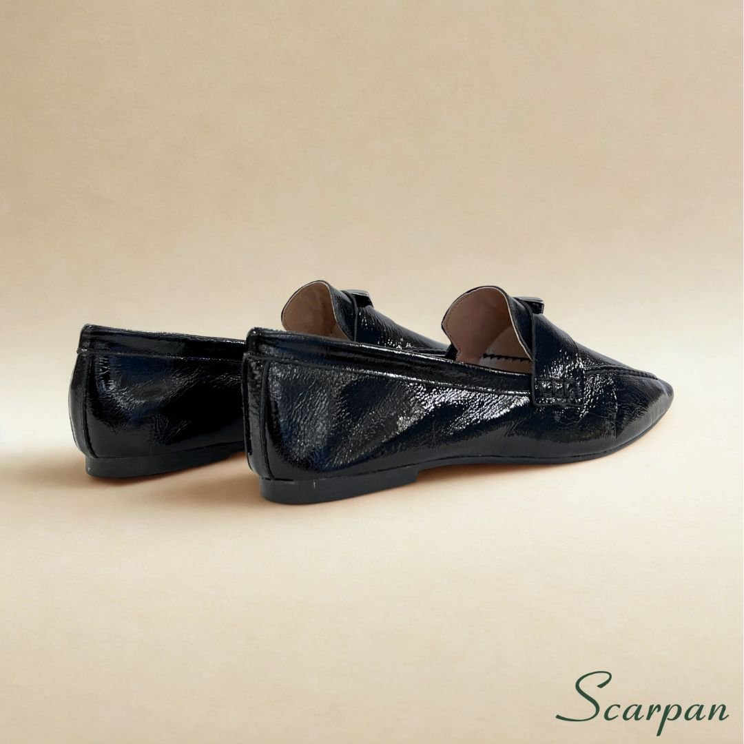 Mocassim em Couro Verniz Preto 7214 - Site 02