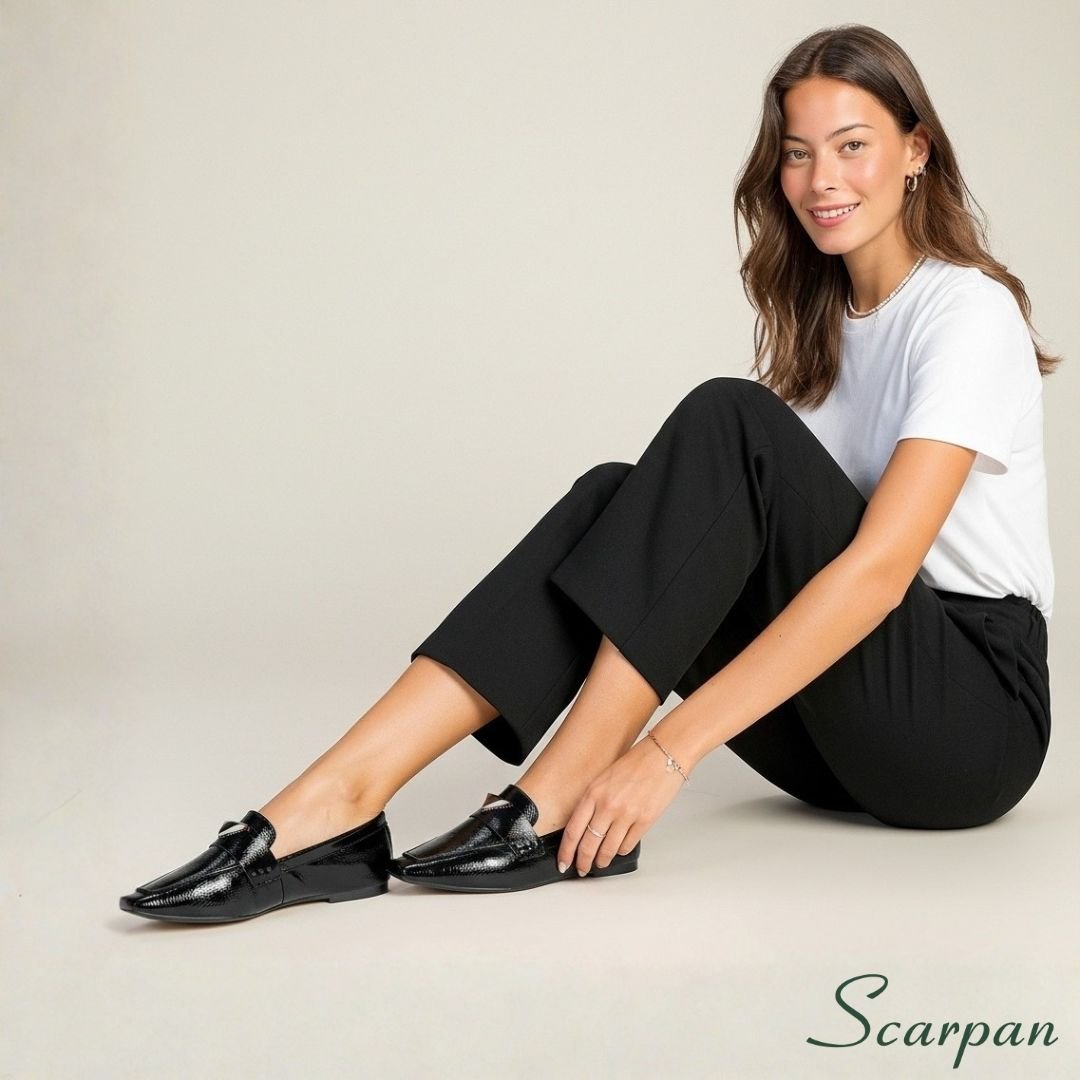 Mocassim em Couro Verniz Preto 7214 - Site 05