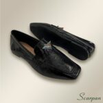 Mocassim em Couro Verniz Preto - 72140 - Imagem 4