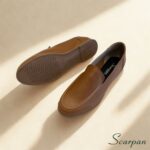 Mocassim Feminino de Couro 121-029 Caramelo - Imagem 5