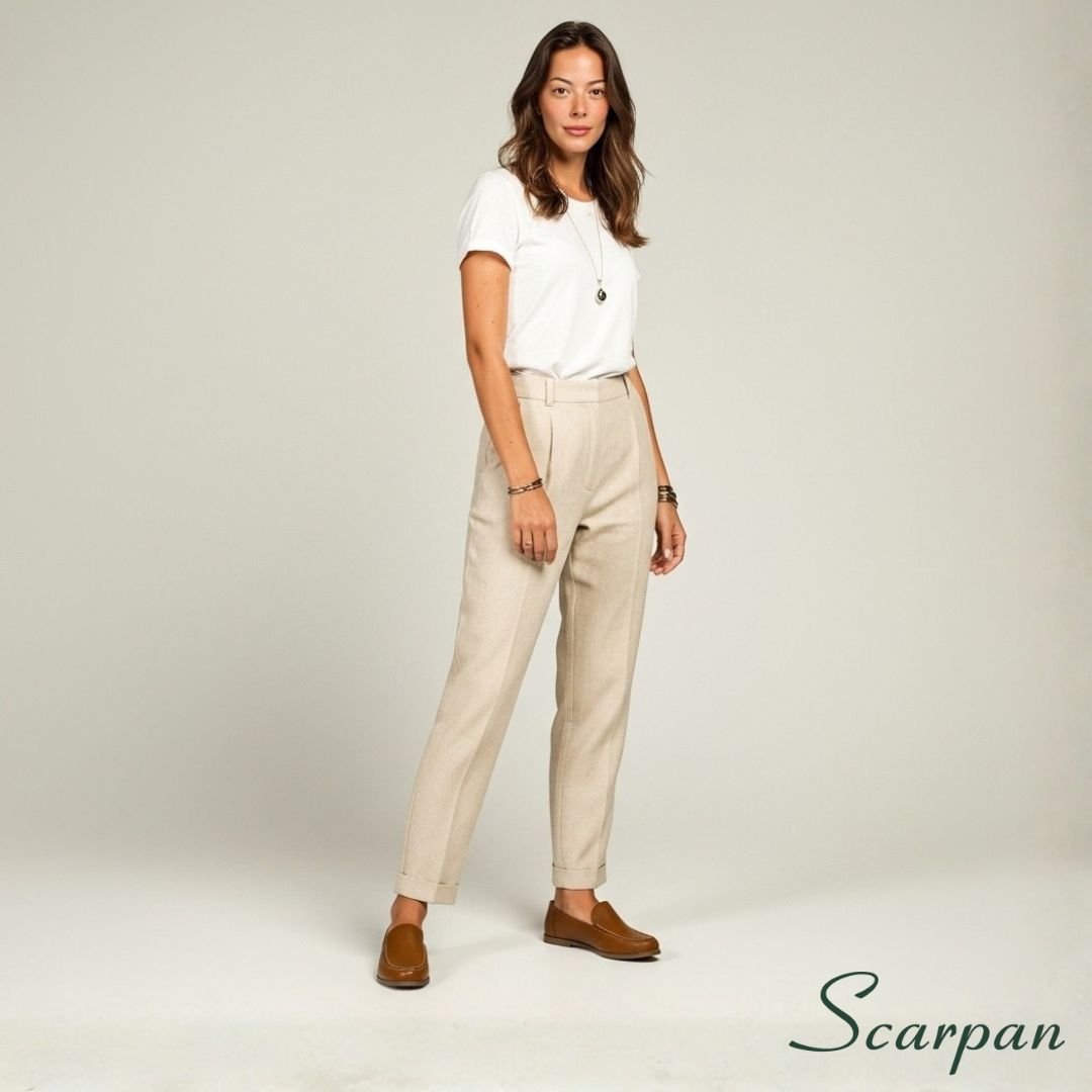 Mocassim feminino em Couro Caramelo - 121.029 - site 09