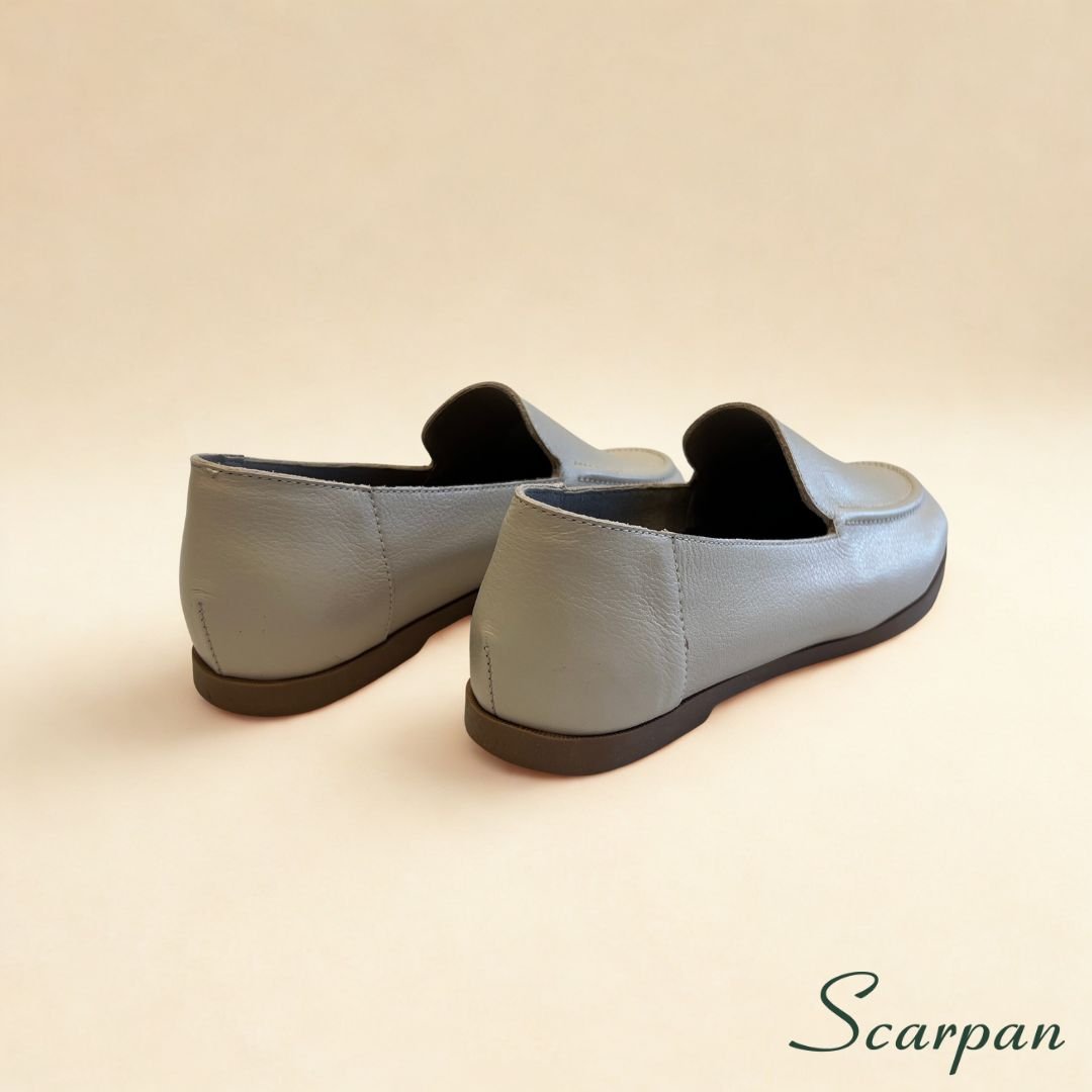Mocassim feminino em Couro Off White - 121.029 - site 02