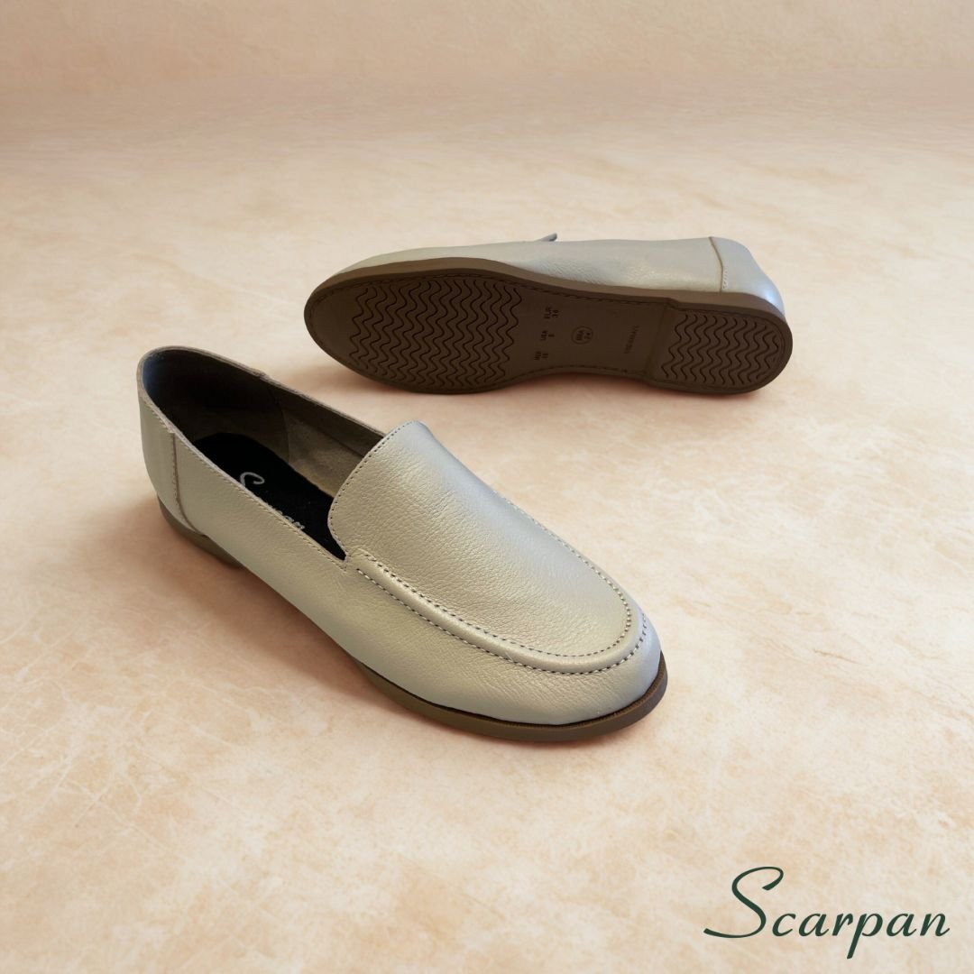 Mocassim feminino em Couro Off White - 121.029 - site 04