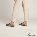 Mocassim Feminino de Couro 121-029 Prata Velha - Imagem 6