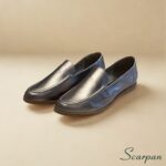 Mocassim Feminino de Couro 121-029 Prata Velha - Imagem 3