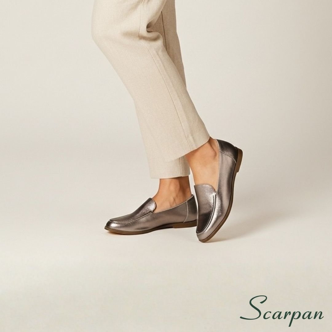 Mocassim feminino em Couro Prata Velho - 121.029 - site 04-2