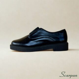 Oxford Feminino de Couro Preto - 178.175