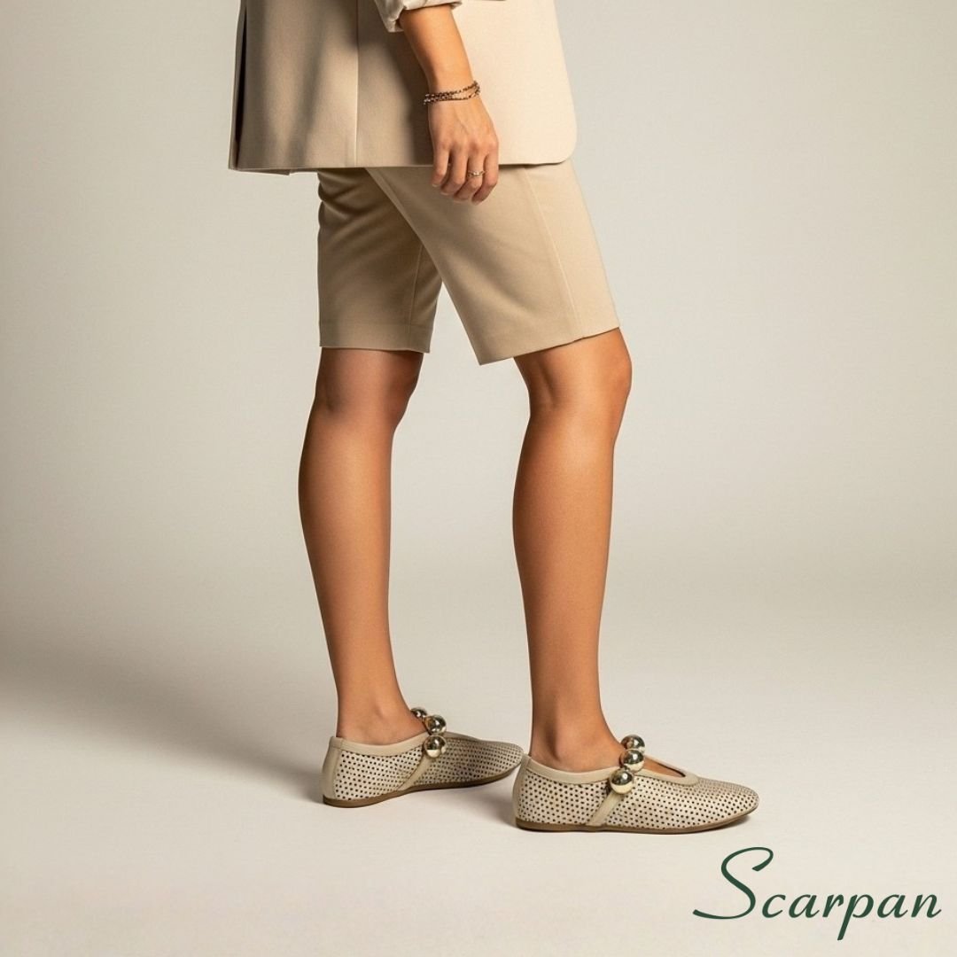 Sapatilha feminina em Couro 54200 - Off White Site 02 (2)