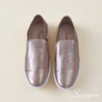 Tênis Slip On de Couro Prata Velha - 153.092 - Imagem 10