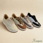 Tênis Feminino de Couro Off/Prata Velho - 153.173 - Imagem 10