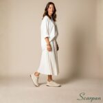 Tênis Feminino de Couro Off White - 153.173 - Imagem 5