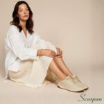 Tênis Feminino de Couro Off White - 153.173 - Imagem 3