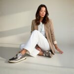 Tênis Feminino de Couro 153.177 - Prata Velha - Imagem 3