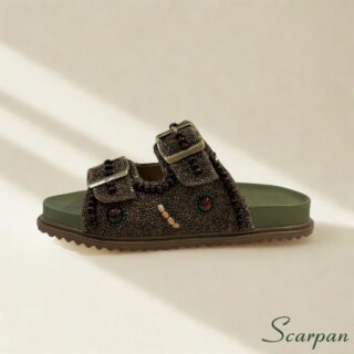 Birken Feminino Scarpan com Pedras – sandália artesanal feminina em couro com conforto e estilo