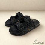Birken Feminino Scarpan com Pedras – sandália artesanal feminina em couro com conforto e estilo
