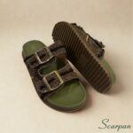 Birken Feminino Scarpan com Pedras – sandália artesanal feminina em couro com conforto e estilo