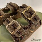 Birken Feminino Scarpan com Pedras – sandália artesanal feminina em couro com conforto e estilo