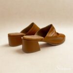 Sandália Tamanco Feminina em Couro 145.159 - Whisky - Imagem 6