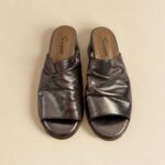 Sandália Tamanco Feminina em Couro 145.159 - Prata Velha - Imagem 9