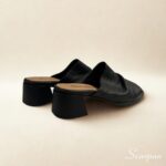 Sandália Tamanco Feminina em Couro 145.159 - Preta - Imagem 5