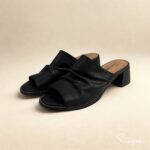 Sandália Tamanco Feminina em Couro 145.159 - Preta - Imagem 7