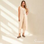 Sandália Feminina Salto Bloco 145.160 - Ouro - Imagem 4