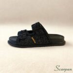Birken Feminino Scarpan com Pedras – sandália artesanal feminina em couro com conforto e estilo