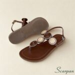 Sandália Rasteira 2606 Café - Imagem 5