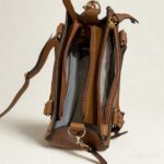 Bolsa de Couro Feminina Safira  - Caramelo - Imagem 4