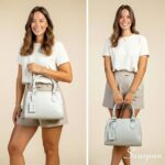 Bolsa de Couro Feminina Safira  - Off White - Imagem 2