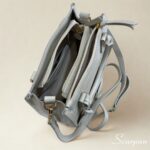 Bolsa de Couro Feminina Safira  - Off White - Imagem 7