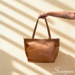 Bolsa Sacola de Couro Feminina Isabel - Caramelo - Imagem 5