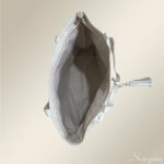 Bolsa Sacola de Couro Feminina Isabel  - Off White - Imagem 5