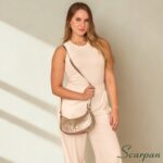 Bolsa de Couro Bella - Prata Velha - Imagem 3