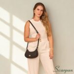 Bolsa de Couro Bella - Preta - Imagem 3