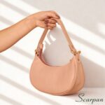 Bolsa de Couro Bella - Rosê - Imagem 4