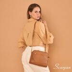 Bolsa de Couro Tira Colo Eloá - Caramelo - Imagem 3