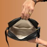 Bolsa de Couro Tira Colo Eloá - Preta - Imagem 6