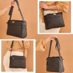 Bolsa de Couro Tira Colo Eloá - Preta - Imagem 8